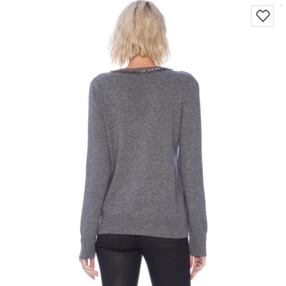 Equipment 'Cecile' embellished V-neck sweater - Picture 5 of 6